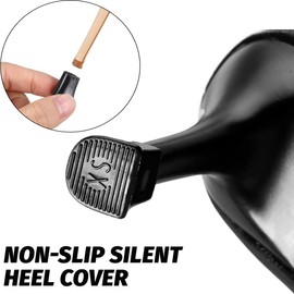 JEYORZY 5 Pairs Heel Protectors, High Heels, Heel Protectors Sole for Shoes, Replacement Sole Protection, Heel Pads, High Heel Protector, Repair Kit, Floor Heels, Boot Replacement Cap, Weddings