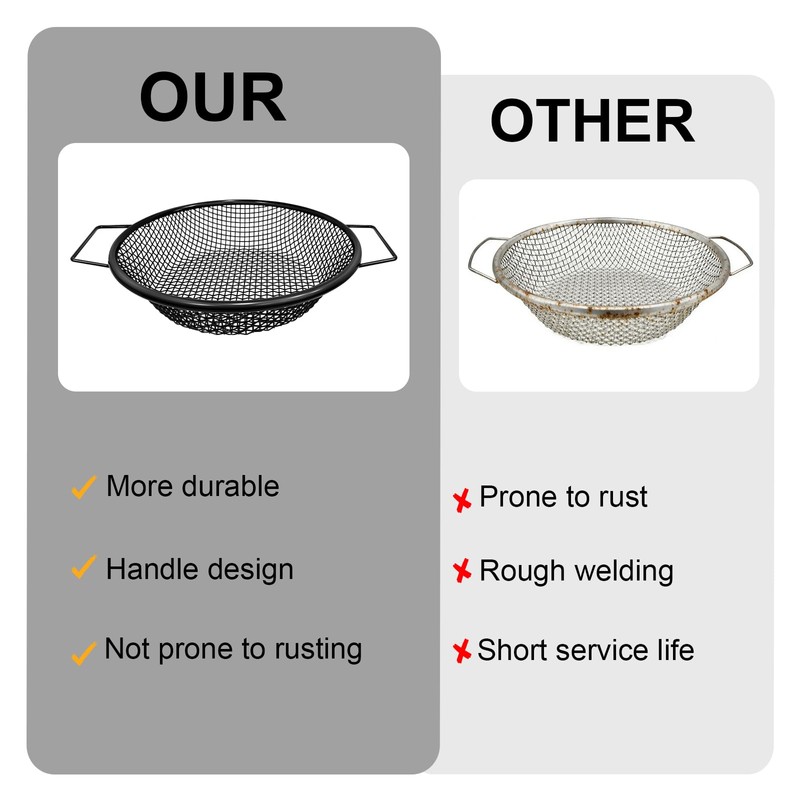 2PCS Soil Sifter for Gardening, Rock Sifter for 5 Gallon