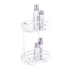 Wenko Wall Rack Classic Plus with 2 Levels in White,