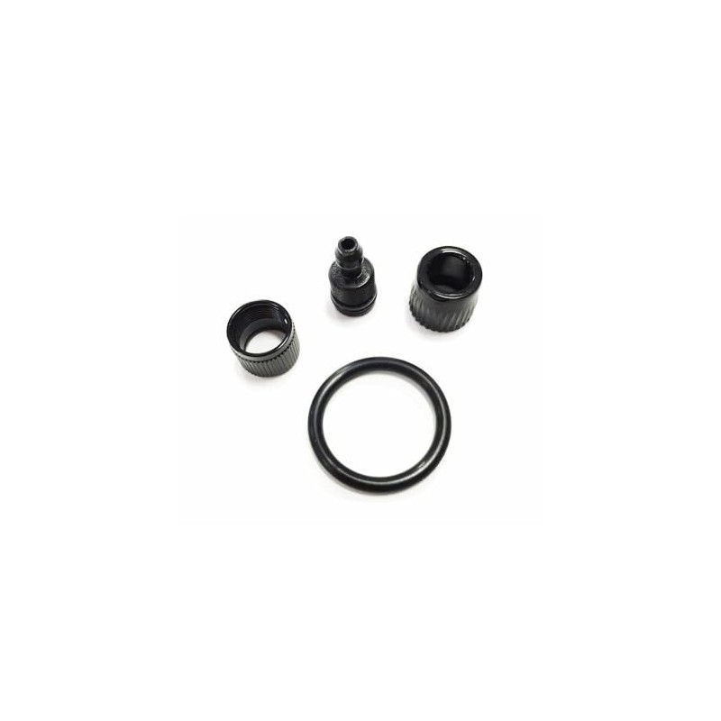 Lezyne 1-RP-HP-ORINGKIT-V1 O-Ring Kit and Valve (Rotatable) Foot Pumps, Black,