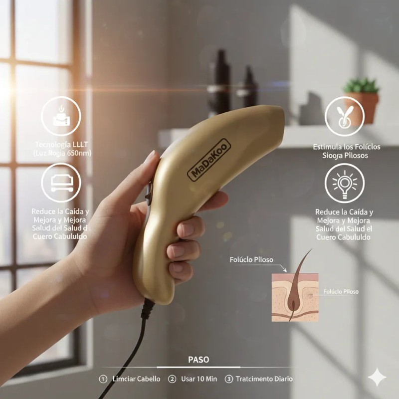 Kit Madakoo Photon Crecimiento Capilar Con Aceite De Romero