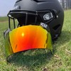LeCool Football Visor – 3D Molded Curved Lens Technology, Wide