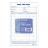 TOPS Daily Employee Time And Job Sheet, 6 x 9.5