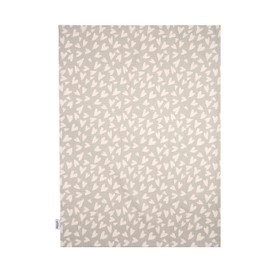 Dexam Organic Heart Tea Towel, Grey
