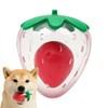 GHOSTCAT Dog Toy, Sound Toy, Strawberry, Soothing Toy, Durable, For Small to Large Dogs, Won't Break Even If You Twist It; Washable, Durable, Clean Teeth, Brushing Your Teeth, Cute, Stylish, Relieves