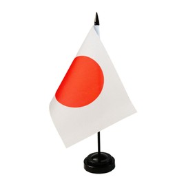 2 Pack Canada & Japanese Desk Flag, 1 Japan Table Flag,1 Canadian Desk Flag,Japanese Office Table Flag on Stand Base, Decorations for Offices, Families, Conference rooms