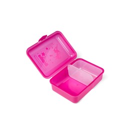 ergobag Lunch Box with Motif and Divider BPA-Free Dishwasher Safe Robust Child Friendly Fairy Pink