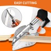 Ninnyi Miter Shears for Cutting Wood Moulding with 10 Spare