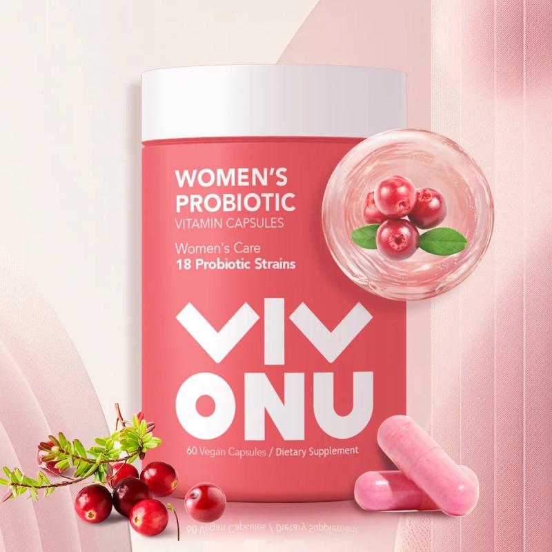 Vivonu Probióticos Mujer 60 Billion,18 Cepas,60 Cápsulas