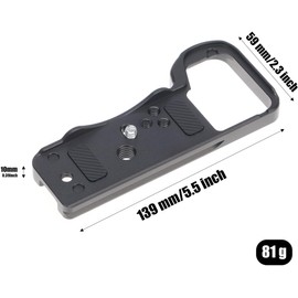 Hersmay Quick Release Baseplate Plate for Sony Alpha A7CR ILCE-7CR and A7CII ILCE-7CM2 Mirrorless Camera Compatible with Arca-Swiss Standard Tripod Ballhead