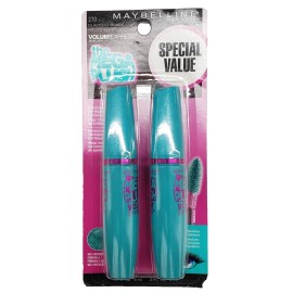 Maybelline VOLUM'EXPRESS the MEGA PLUSH-270 BLACKEST BLACK