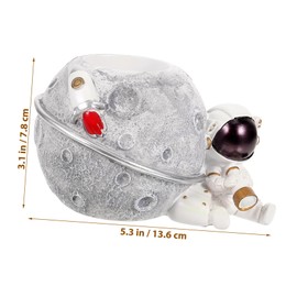Operitacx 1pc Creative Astronaut Pen Holder Stylish Desk Organizer for Stationery Makeup and Items Unique Spaceman Design for Office and Home Decor