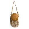 STS Ranchwear Premium Full Grain Leather Wayfarer Sage Fringe Crossbody