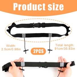 XPEX Running Belt Running Belt Running Race Number Strap Running Race Number Holder Rathlon Running Belt Adjustable Race Number Strap Triathlon Pack of 2