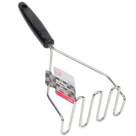 Chef Craft Select Sturdy Masher, 11 inch, Stainless Steel/Black