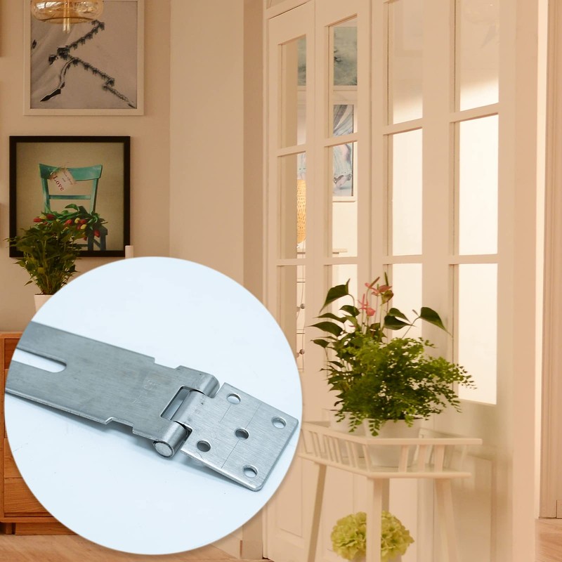 Door Padlock Hasp, 4 Inch Stainless Steel Padlock Hasp and
