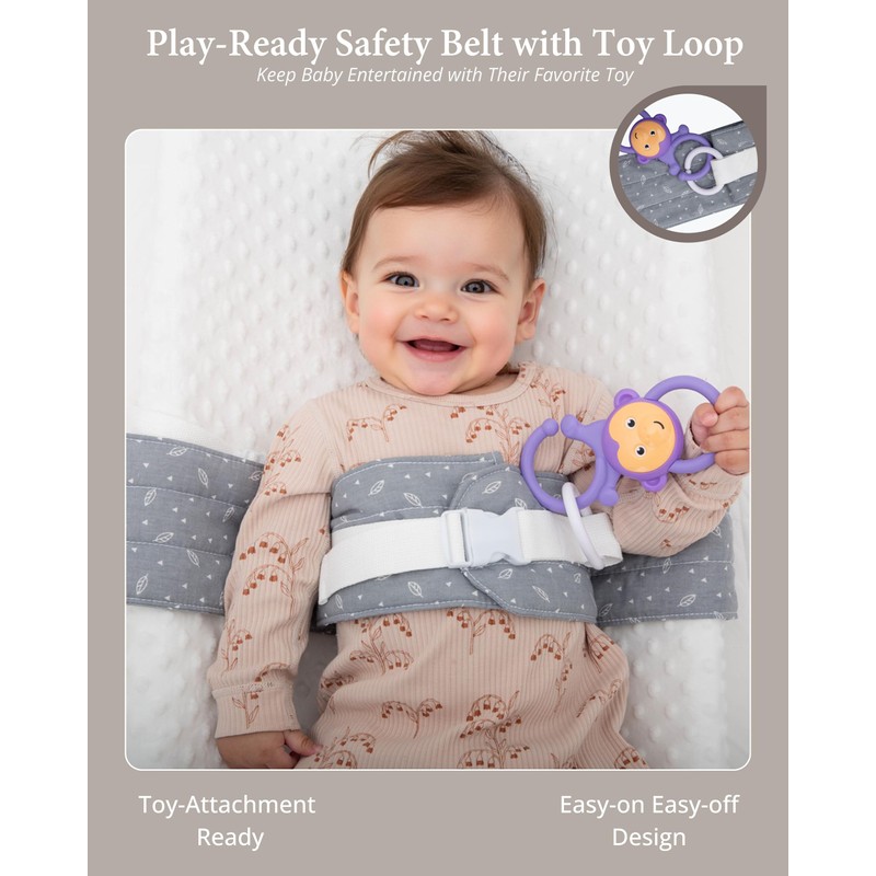 COZINUS Secure & Portable Baby Changing Safety Harness: Soft, Comfortable,