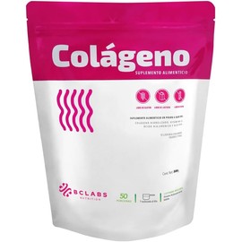 Colágeno Hidrolizado con Vitamina E, Ácido Hialuronico y Biotina, 500g. BC LABS. Libre de Gluten, Libre de Lactosa. Sin sabor