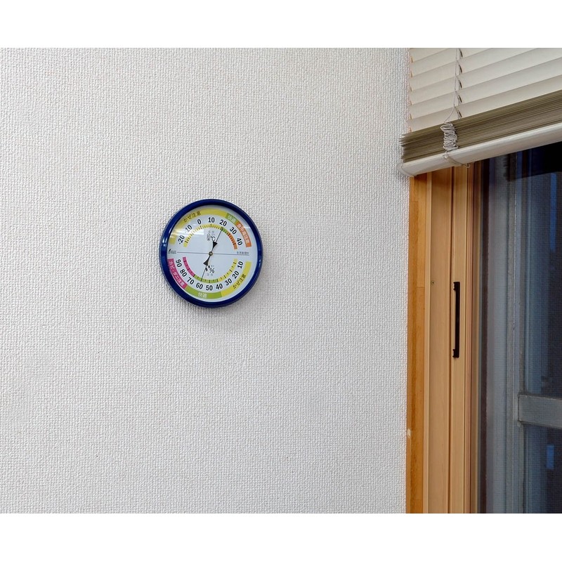sinwa測定 Hygrometer F – 4 Round 15 cm Blue 70503