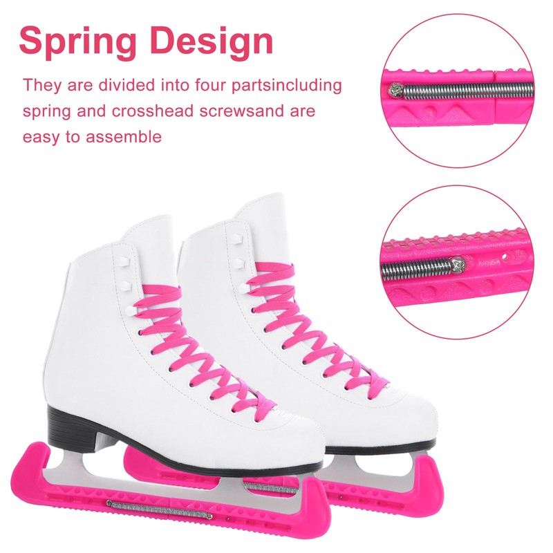 DELAESI Skate Protector Ice Skate Blade Protector Figure Skating Adjustable