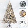 7.5FT Artificial Christmas Tree with Lights, Pre-Lit Tree, Built-in 900