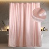 Popkozzi Blush Pink Shower Curtain: 84 Inch Glitter Sparkle Bling
