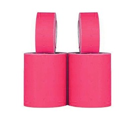10 Rolls Price Gun Labels 21mmx12mm Price Label Stickers Labeller Pricemarker Labels for Single-Row Price Machine (Rose Pink)