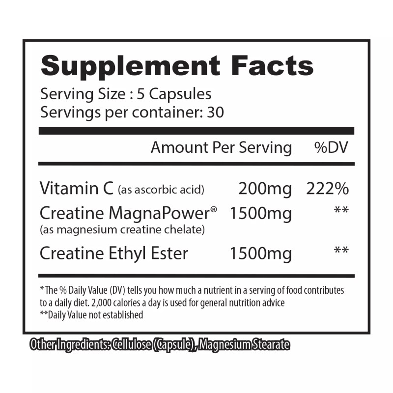 Alpha Supps CRE X2 CREATINE MagnaPower / Creatine Ethyl Ester