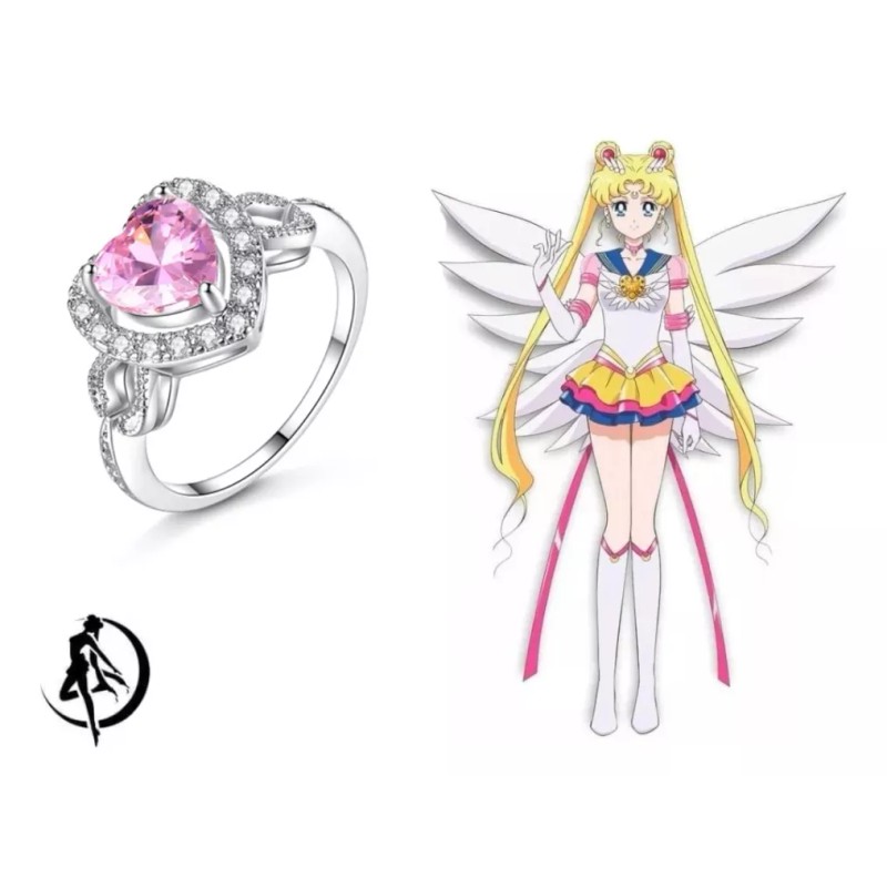 Dtup Anillo De Colección Sailor Moon Mamoru To Usagi Angel