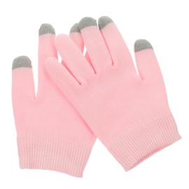 Baluue 1 Pair Warmers Moisturizing Heated Gloves Anti UV Gloves Touch Mens Gloves Thermal Cream Cotton Gloves Oven Masks Manicure Peel Exfoliating Shower Gloves Hydrating Hand Gel Pink
