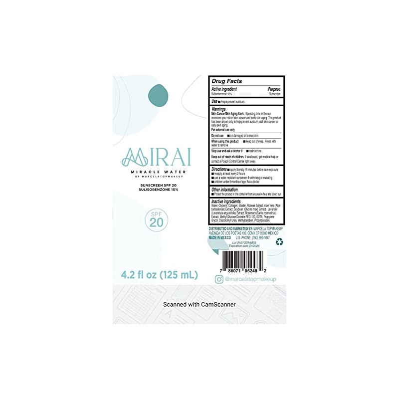 Mirai Miracle Water