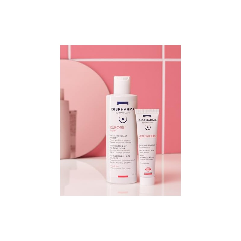 ISISPHARMA Ruboril Loción Limpiadora Ultra Fresca para Piel Sensible, Calmante,