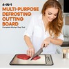 Chopping Board, Chopping Board for Kitchens with Non-Slip Feet and