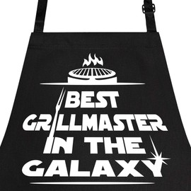 OM3® BBQ Aprons Aprons Kitchen Apron for Adults Unisex, Black (7)