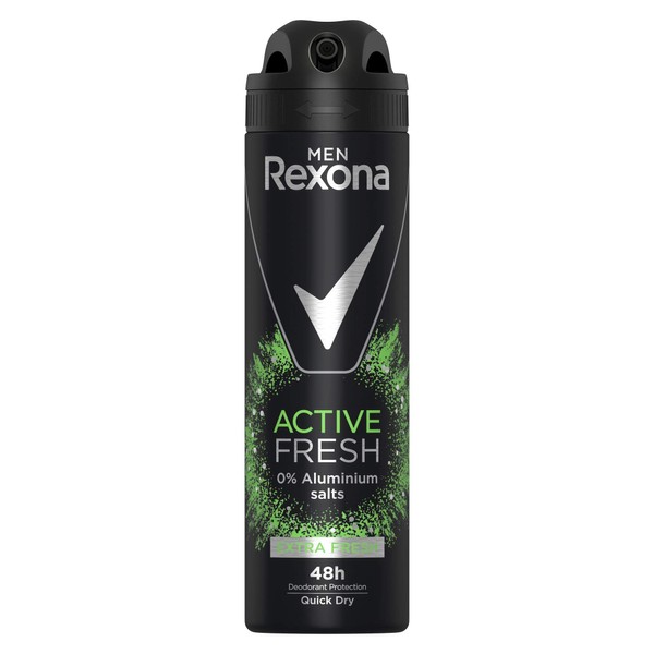 Rexona Men Active Fresh Aluminium Free Deodorant 150 ml