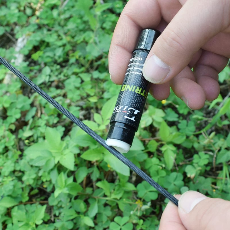 ELONG OUTDOOR 5 Pieces Bow String Wax Strings Protective Rail