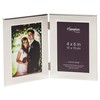 Hampton Frames WOBURN Hinged Double - 4x6 (10x15cm) Silver Picture