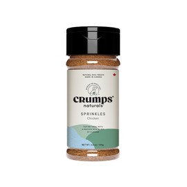 CRUMPS NATURALS Chicken Sprinkles 4.2oz, Dog Treats, Sprinkles, Toppers