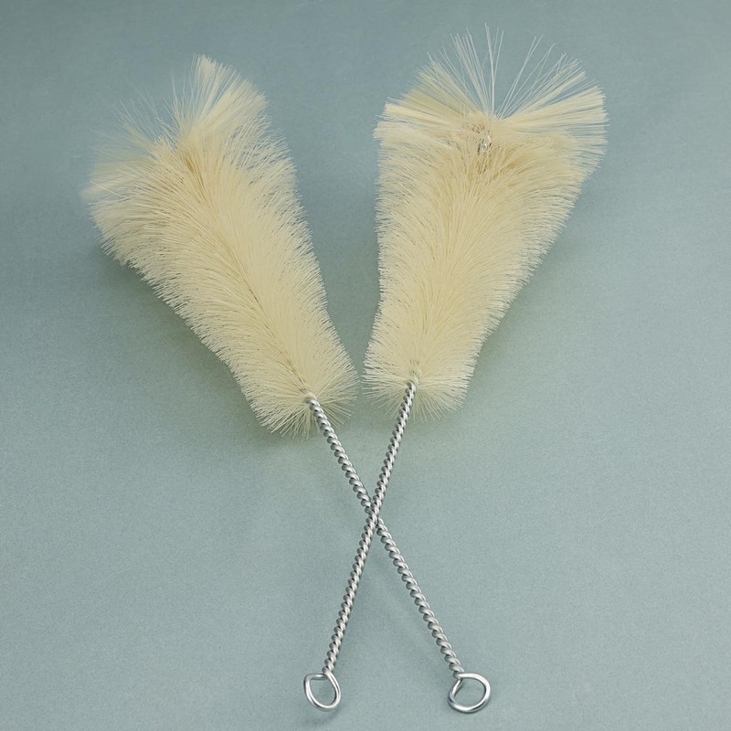 stonylab Erlenmeyer Flask Brushes, 2-Pack Beaker Cylinders Flask Test Tube