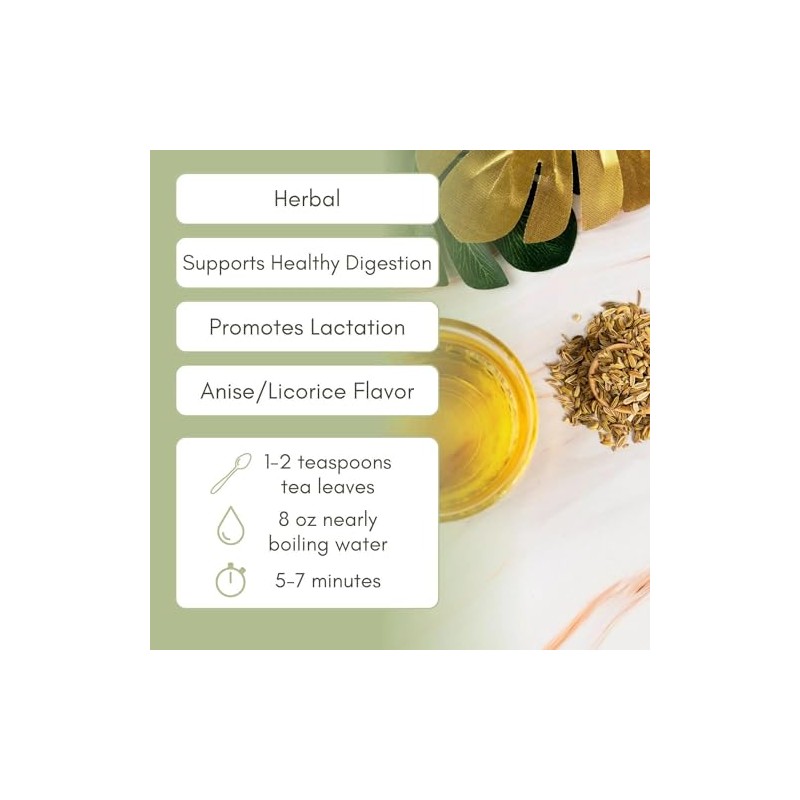 Organic Fennel - 2 oz Bag (approx. 30 servings) |