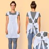 Geyoga Women's Waist Apron Cooking Apron Kitchen Waitress Apron Maid