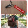 4 Pcs Medical Bag Tag, Double-Sided Medical Equipment Luggage Tag