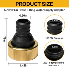50141 Pex Manifold 1" Inlet 3/4" Outlet