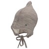 Sterntaler Unisex Baby Zipfli Knitted Hat, Silver melange