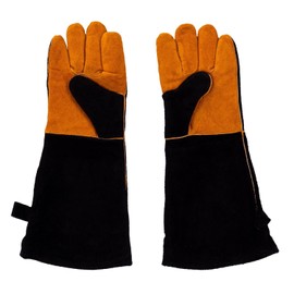 BBQGUYS Signature Suede Grilling Gloves - BBQ-LTGL