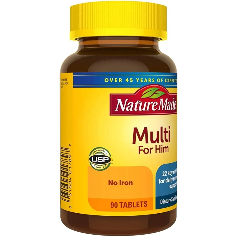 Nature Made Multivitaminas Para Hombres 90 Tabletas