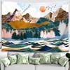 Ruibo Mountain Tapestry Wall Hanging, Forest Tree Sunset Tapestry/Nature Landscape