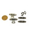 endlessparts 4 Sets 30mm x 18mm Antique Latch Hook Hasp