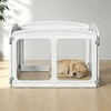 Lonkix Clear Puppy Playpen Indoor - Ideal for Small &