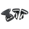 HJGarden 6PCS Black Split Release 3 Way Buckle 25mm Split